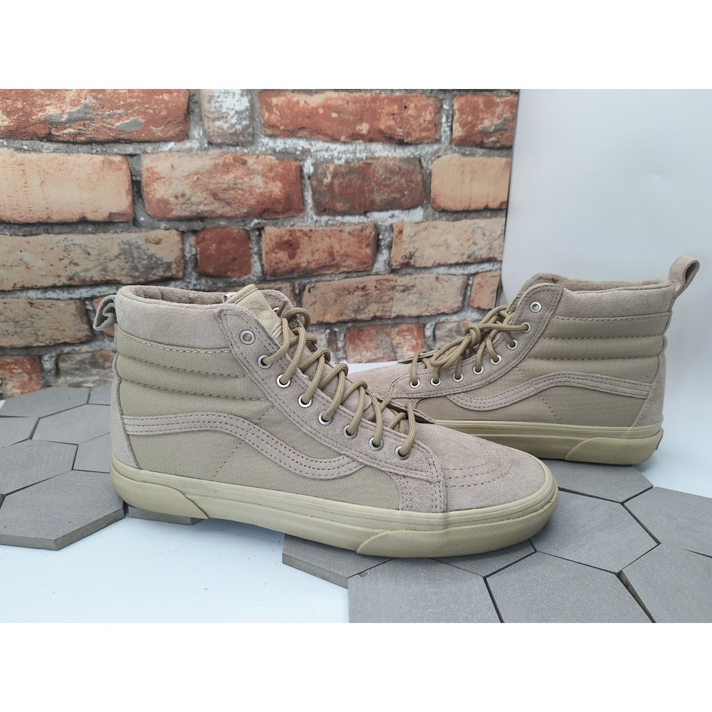 Vans Sk8-Hi MTE Khaki Tan Suede Hi Suede Skate Shoes Men 9.5 | Women 11 (2020)